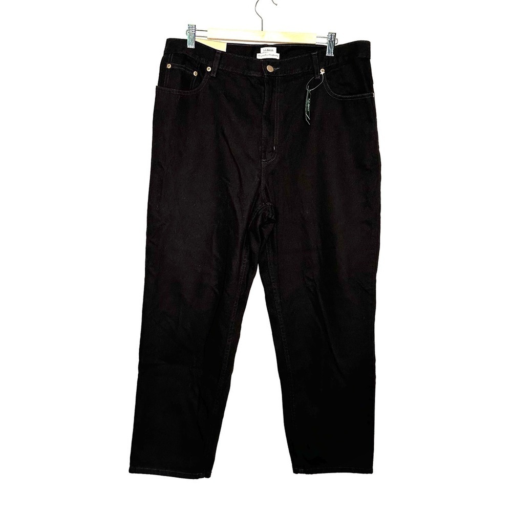 L.L. Bean | Original Fit Traditional Black Jeans Size 18 Petite NWT